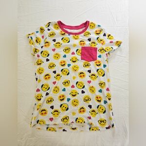 SALE! Girl's Wonder Nation Emoji Top (size 14-16)